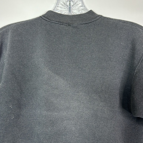 Vintage Santee Arctic Cat Tuff Cat Snowmobile Black Sweatshirt Size Kids Medium - Picture 5 of 13